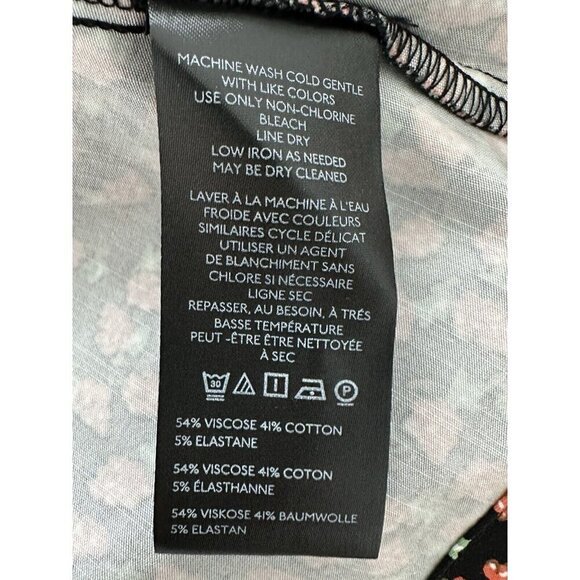 NWT Anthropologie Cecily Fit & Flare Sweetheart Dress L Black Red Grapes - Picture 10 of 10